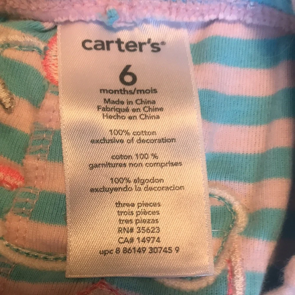 3/$10 Carter’s baby leggings